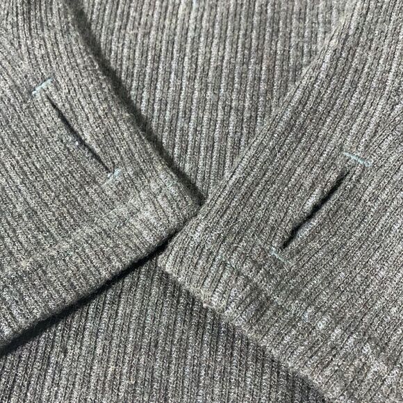 KUHL wool blend Chianti fleece shirt quarter zip mock neck knit men’s Small - Picture 6 of 10